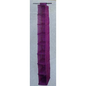 NEW 1-Pc Smart Space Eight Shelf Organizer Purple Color 5.25"L x 11.75" W x 50"H